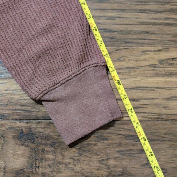 Old Navy waffle joggers and bra top lounge set PJs rust brown size XS - Picture 11 of 16